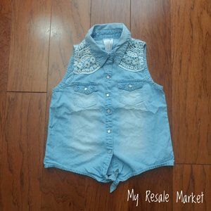 Girl's Country Style Tank Top